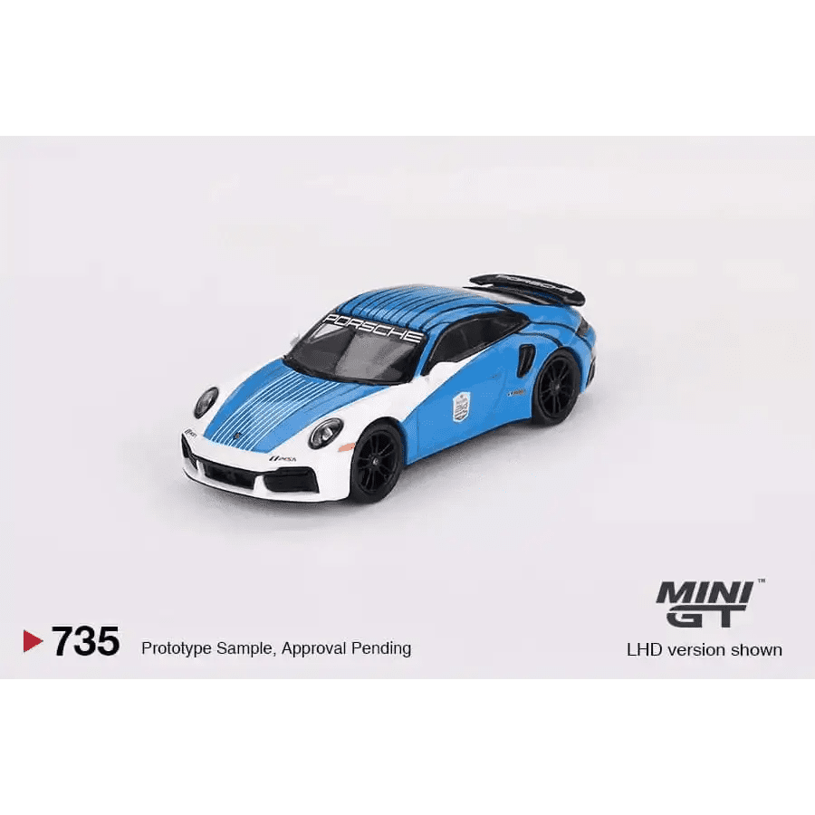 MINI GT 1:64 Porsche 911 Turbo S Safety Car 2023 IMSA Daytona 24 HRS MGT00735-L