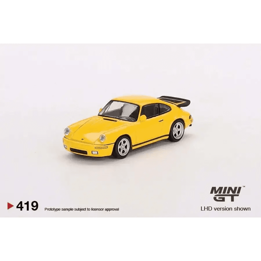 MINI GT 1:64 Porsche RUF CTR Blossom Yellow MGT00419-LHD