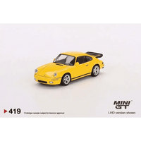 Thumbnail for MINI GT 1:64 Porsche RUF CTR Blossom Yellow MGT00419-LHD