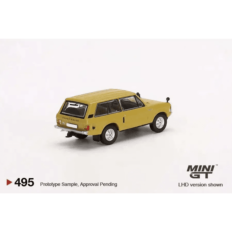 MINI GT 1:64 Range Rover 1971 Bahama Gold MGT00495-L โ Little Luca's Toys
