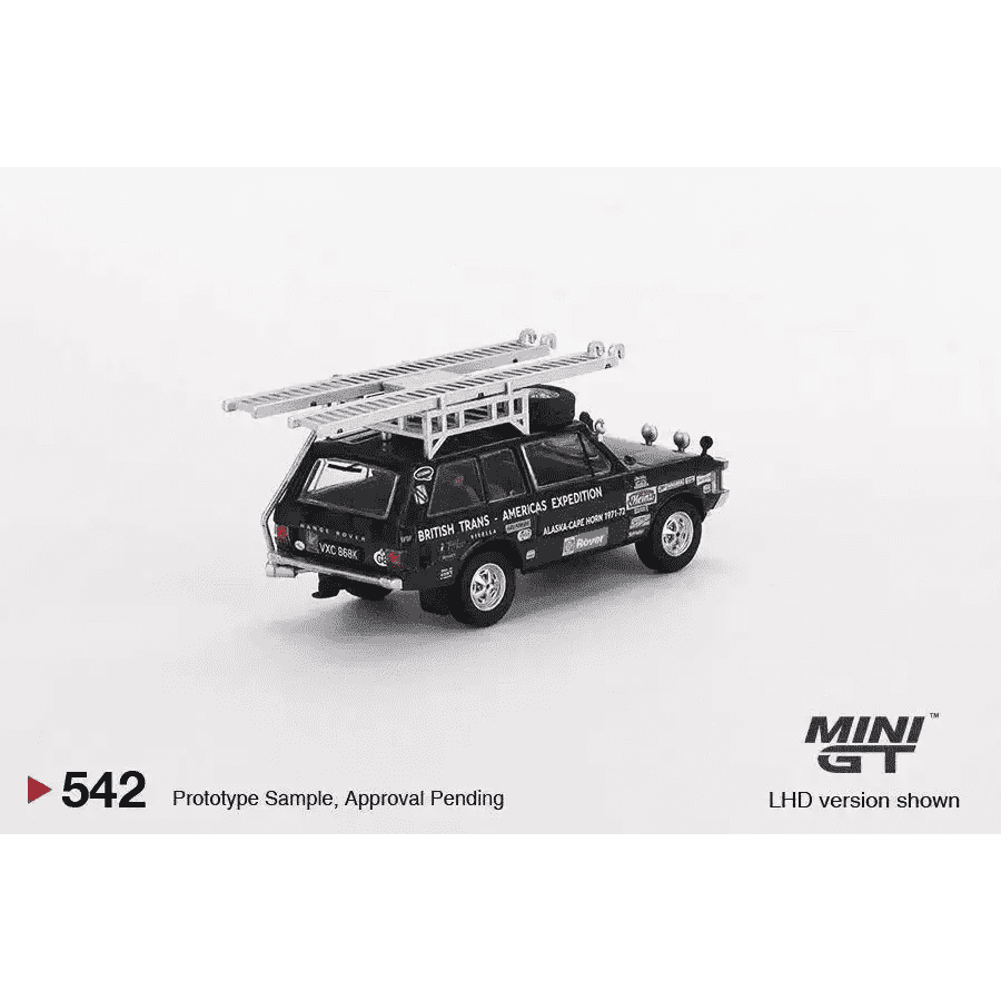 MINI GT 1:64 Range Rover 1971 British Trans-Americas Expedition