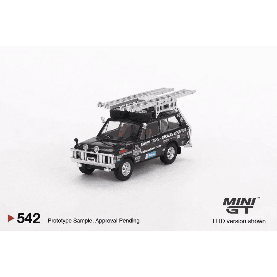 MINI GT 1:64 Range Rover 1971 British Trans-Americas Expedition