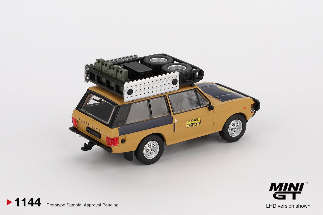 MINI GT 1:64 Range Rover 1981 Camel Trophy Sumatra C.Swoboda & K.Mentel Winner MGT01144-L