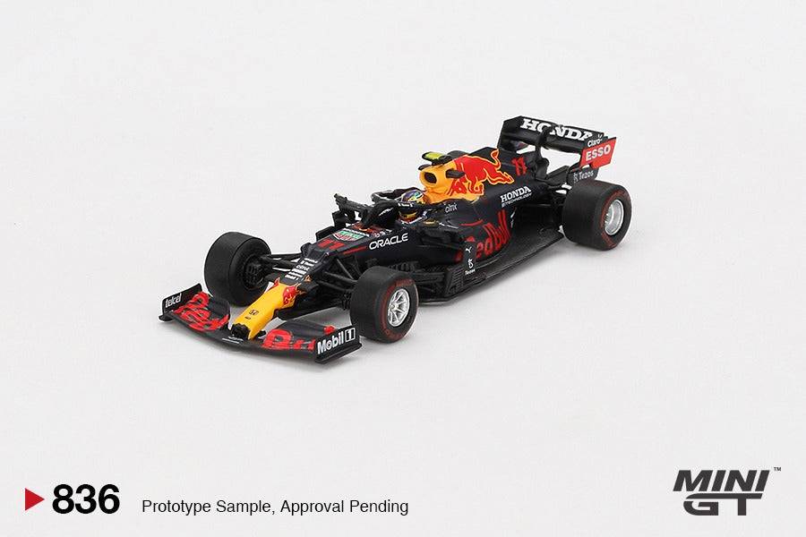MINI GT 1:64 Red Bull RB16B #11 Sergio Pérez 2021 Azerbaijan Grand Prix Winner MGT00836-L