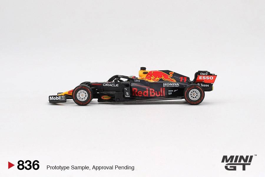 MINI GT 1:64 Red Bull RB16B #11 Sergio Pérez 2021 Azerbaijan Grand Prix Winner MGT00836-L