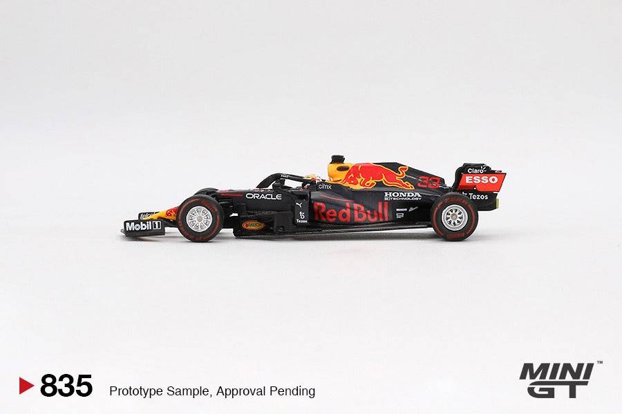 MINI GT 1:64 Red Bull RB16B #33 Max Verstappen 2021 Abu Dhabi Grand Prix Winner MGT00835 BLISTER