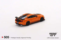 Thumbnail for MINI GT 1:64 Shelby GT500 SE Widebody Ford Twister Orange