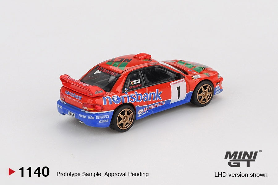 MINI GT 1:64 Subaru Impreza WRC97 #1 1999 DRM Champion MGT01140-L