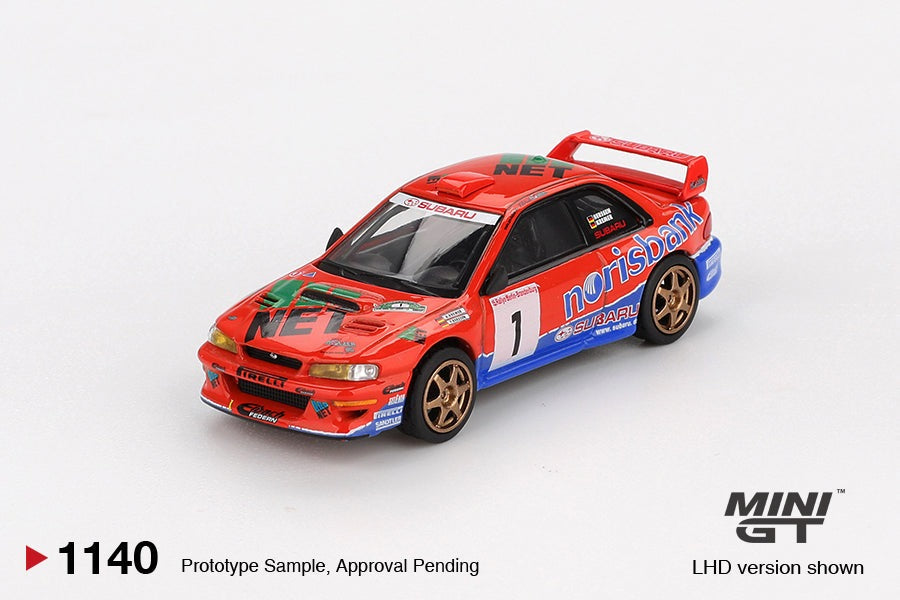 MINI GT 1:64 Subaru Impreza WRC97 #1 1999 DRM Champion MGT01140-L