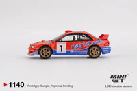 Thumbnail for MINI GT 1:64 Subaru Impreza WRC97 #1 1999 DRM Champion MGT01140-L