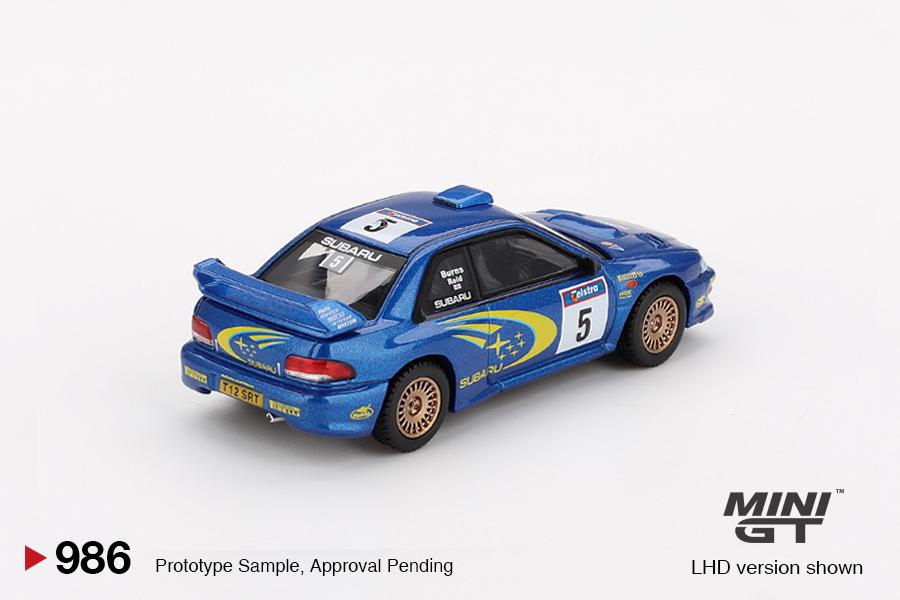 MINI GT 1:64 Subaru Impreza WRC99 1999 Rally Australia Winner #5 Aus Exclusive MGT00986-R
