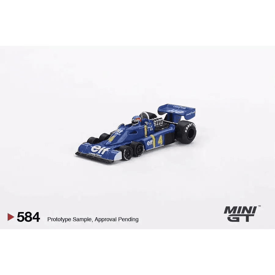 MINI GT 1:64 Tyrrell P34 #4 Patrick Depailler 1976 Swedish GP 2nd Place