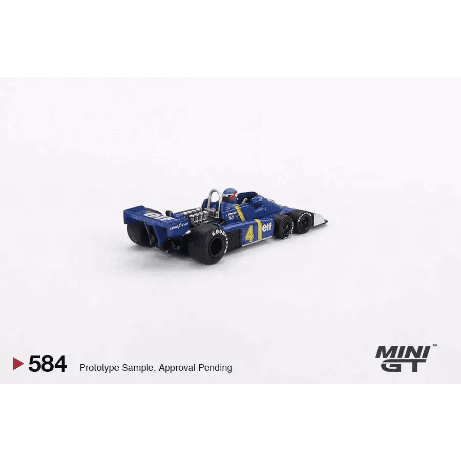 MINI GT 1:64 Tyrrell P34 #4 Patrick Depailler 1976 Swedish GP 2nd Place