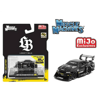 Thumbnail for Maisto Muscle Machines 1:64 LBWK 1999 Nissan Skyline GT-R R34 Black Liberty Walk