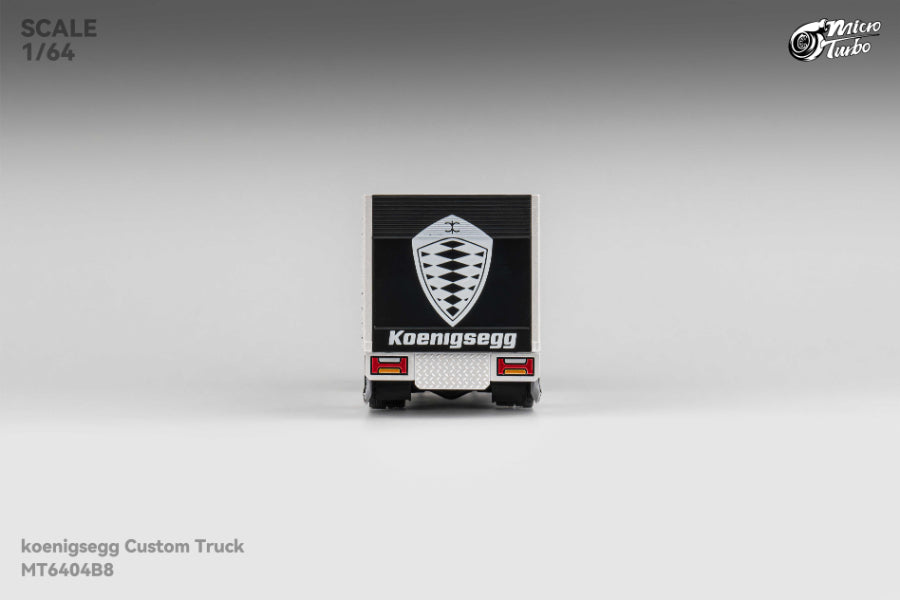 Micro Turbo 1:64 Custom Box Truck - Koenigsegg Livery