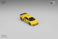 Thumbnail for Micro Turbo 1:64 Custom Diablo SV, Metallic Yellow