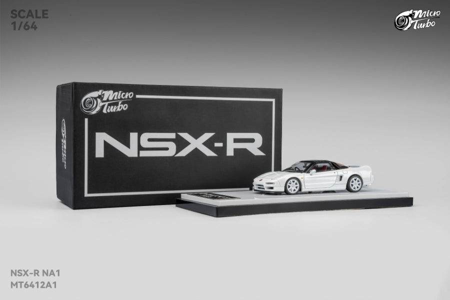 Micro Turbo 1:64 Custom Honda NSX-R - Metallic White