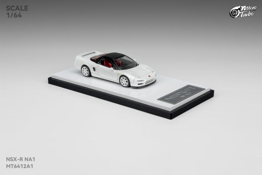 Micro Turbo 1:64 Custom Honda NSX-R - Metallic White