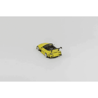 Thumbnail for PRE-ORDER Micro Turbo 1:64 Custom Honda S2000 JS Racing Indy Yellow Pearl w/ Opening Hood