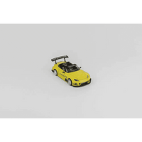 Thumbnail for PRE-ORDER Micro Turbo 1:64 Custom Honda S2000 JS Racing Indy Yellow Pearl w/ Opening Hood