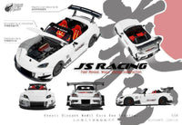 Thumbnail for Micro Turbo 1:64 Custom Honda S2000 JS Racing White w/ Opening Hood