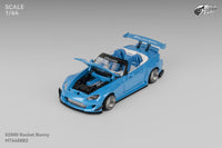 Thumbnail for Micro Turbo 1:64 Custom Honda S2000 Rocket Bunny, Metallic Blue