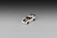 Thumbnail for Micro Turbo 1:64 Custom Honda S2000 Spoon Racing Grand Prix White w/ Opening Hood