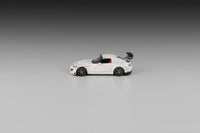 Thumbnail for Micro Turbo 1:64 Custom Honda S2000 Spoon Racing Grand Prix White w/ Opening Hood