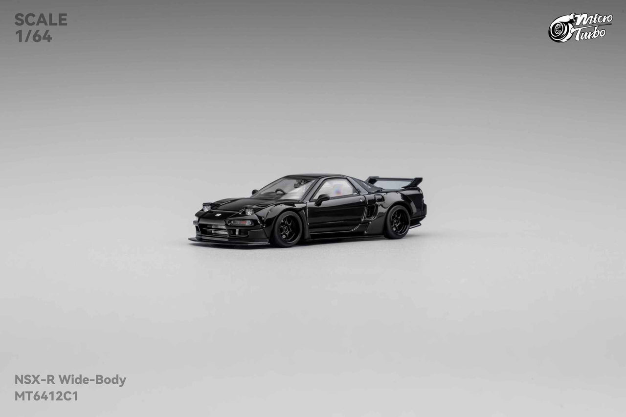 Micro Turbo 1:64 Custom NSX Wide Body - Gloss Black