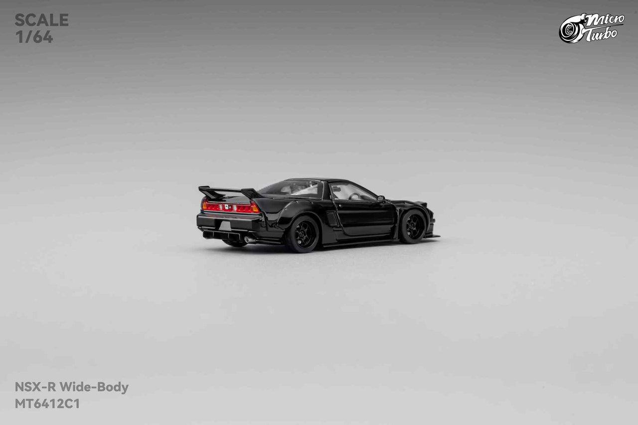 Micro Turbo 1:64 Custom NSX Wide Body - Gloss Black