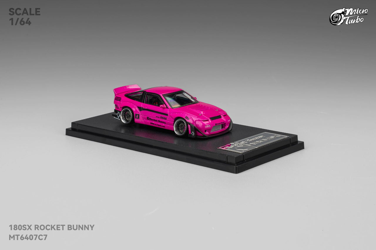 Micro Turbo 1:64 Custom Rocket Bunny Nissan 180SX Type X- Pink