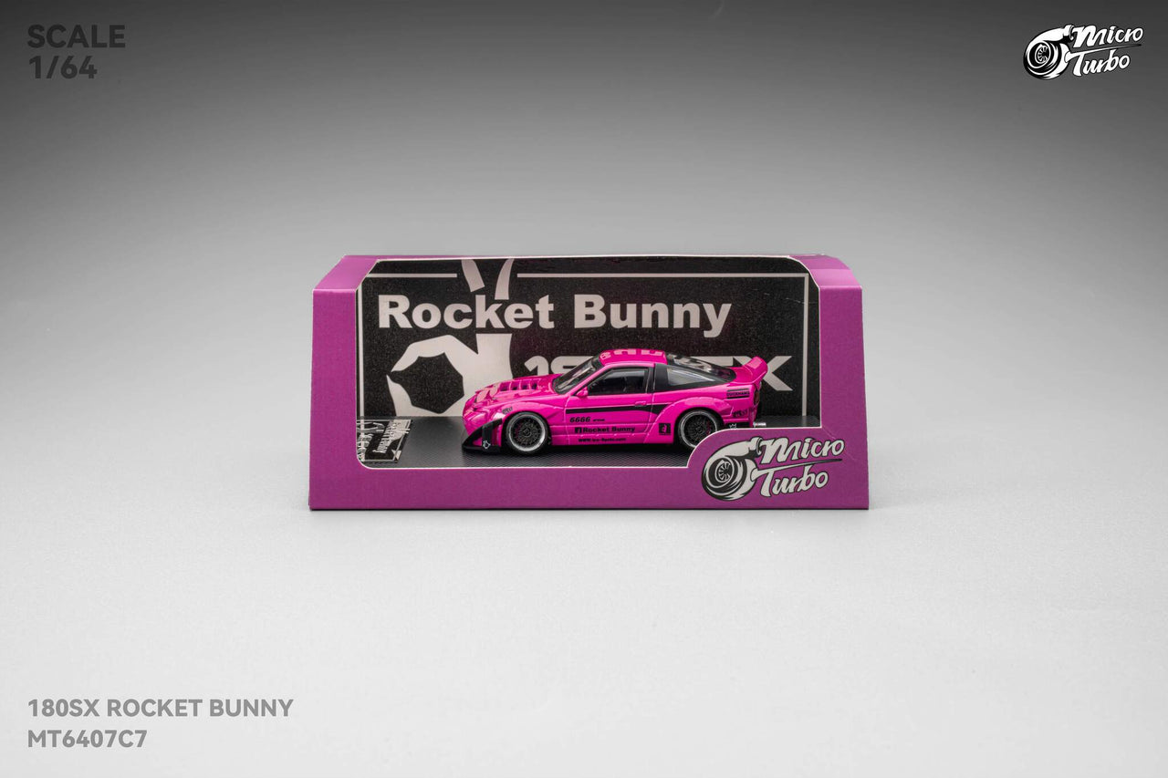 Micro Turbo 1:64 Custom Rocket Bunny Nissan 180SX Type X- Pink