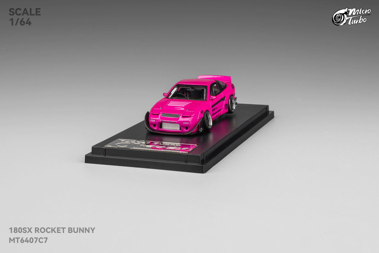Micro Turbo 1:64 Custom Rocket Bunny Nissan 180SX Type X- Pink