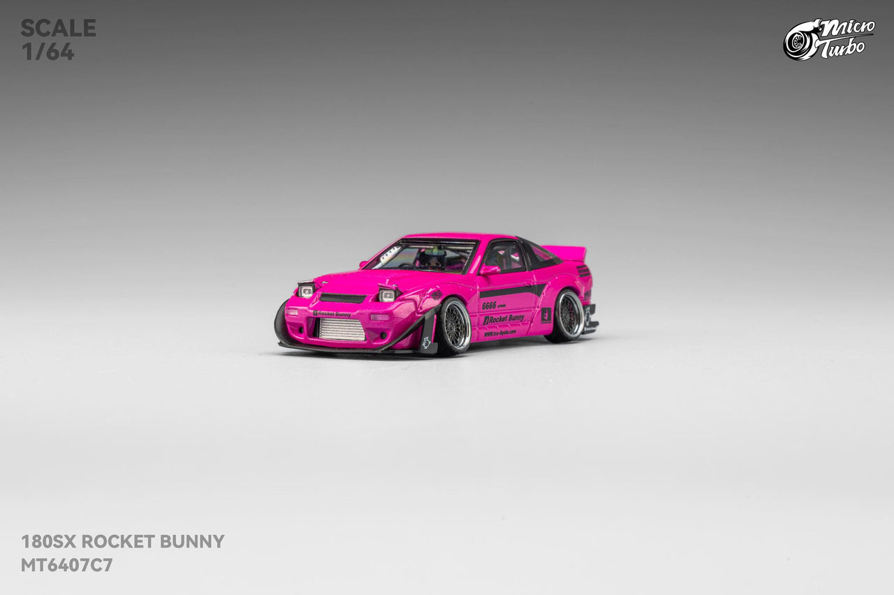 Micro Turbo 1:64 Custom Rocket Bunny Nissan 180SX Type X- Pink