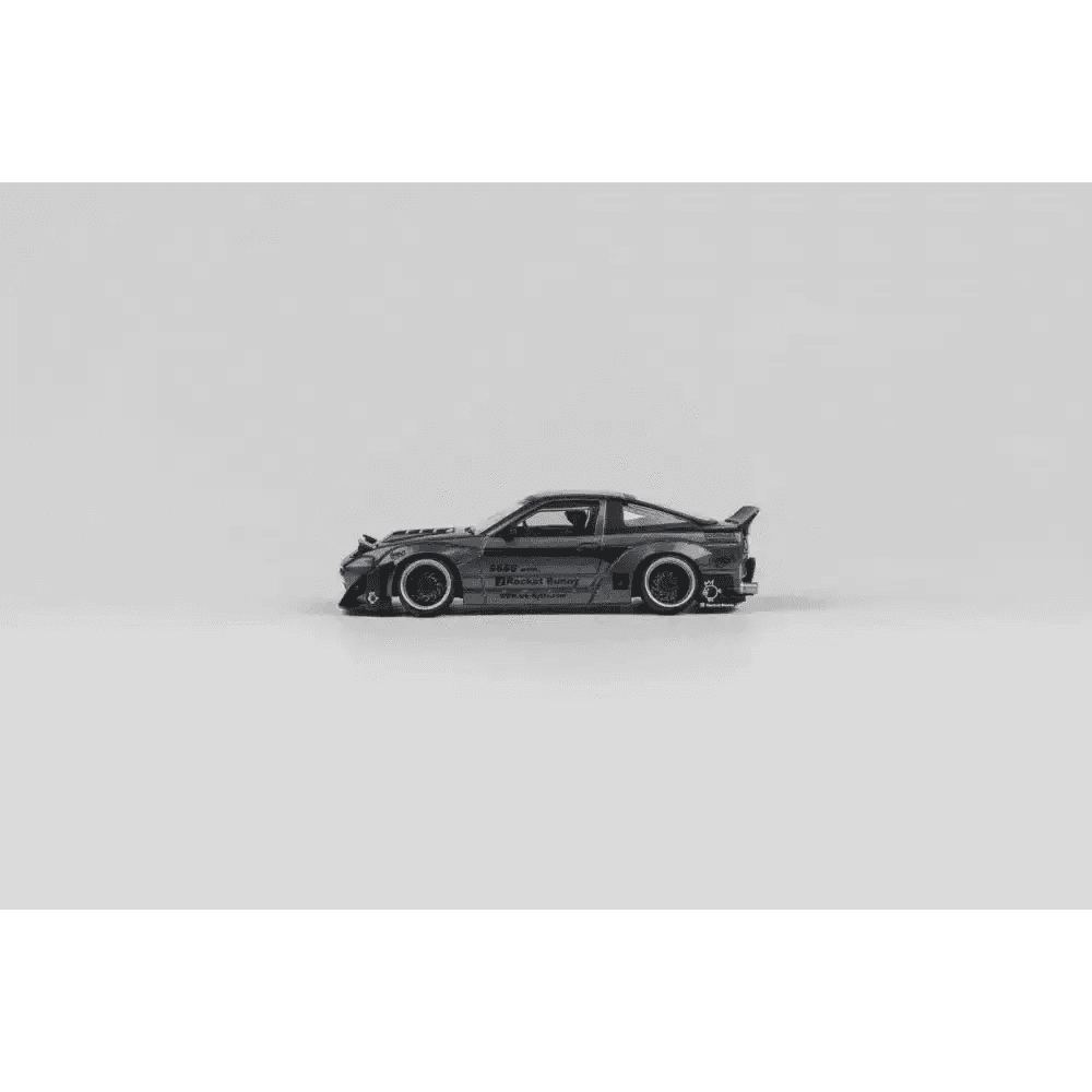 Micro Turbo 1:64 Custom Rocket Bunny Nissan 180SX - Matte Grey