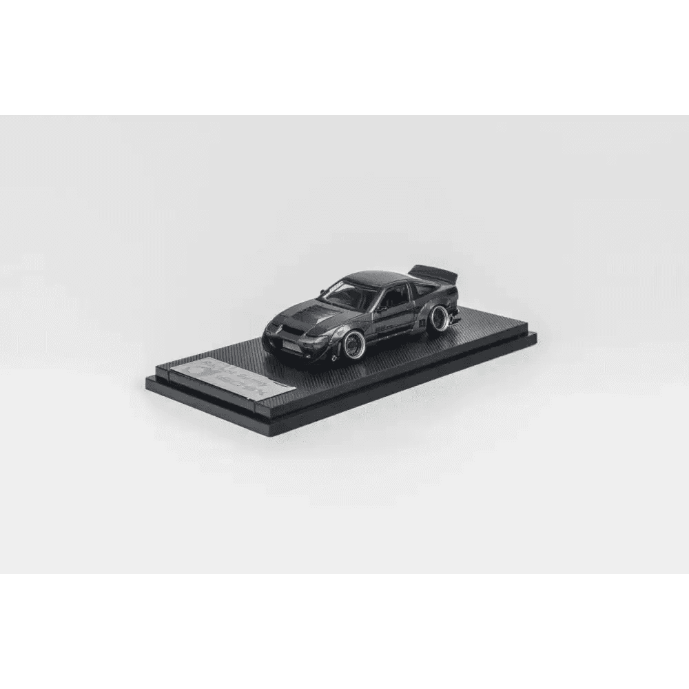 Micro Turbo 1:64 Custom Rocket Bunny Nissan 180SX - Matte Grey