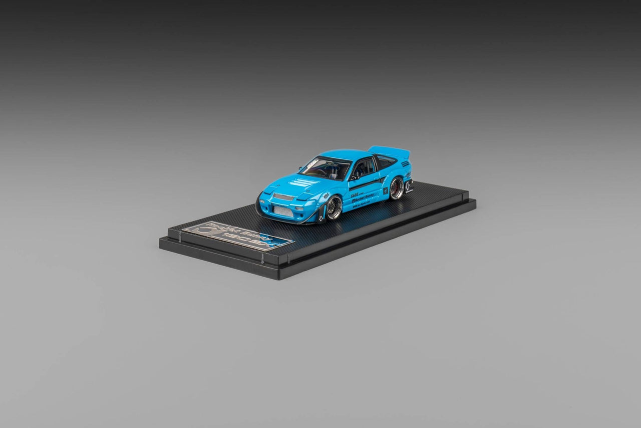 Micro Turbo 1:64 Custom Rocket Bunny Nissan 180SX - BABY BLUE