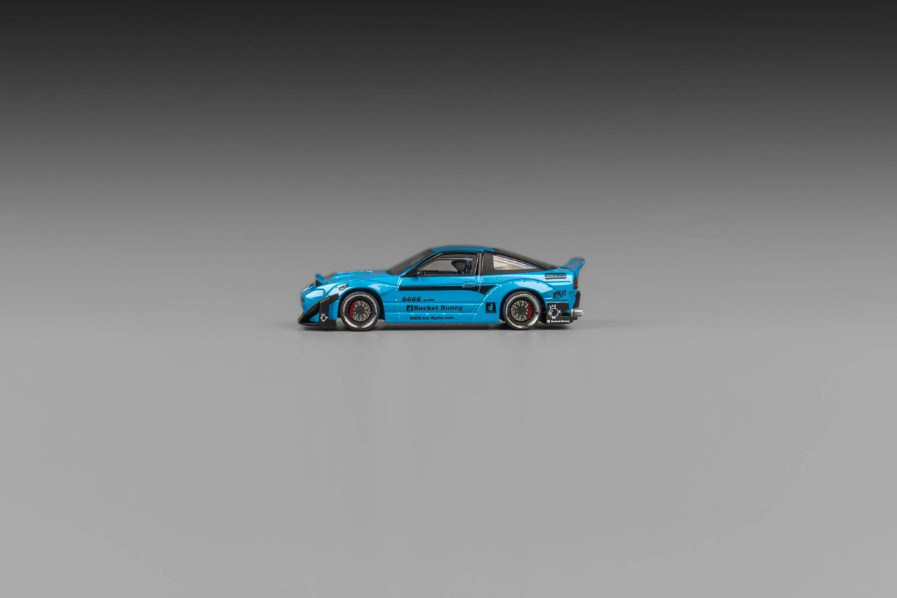 Micro Turbo 1:64 Custom Rocket Bunny Nissan 180SX - BABY BLUE