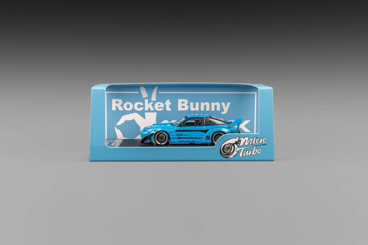 Micro Turbo 1:64 Custom Rocket Bunny Nissan 180SX - BABY BLUE