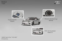 Thumbnail for Micro Turbo 1:64 Custom Rocket Bunny Nissan 180SX - Metallic Silver