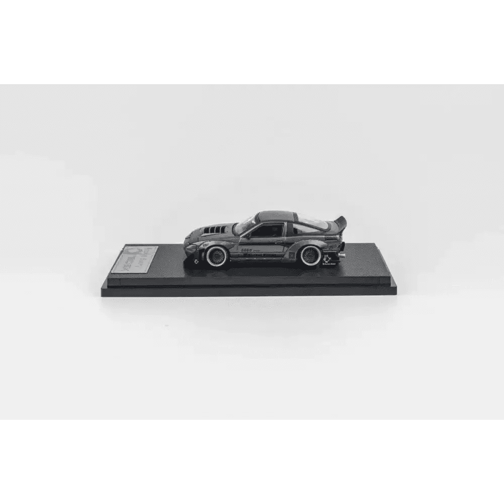 Micro Turbo 1:64 Custom Rocket Bunny Nissan 180SX - Matte Grey