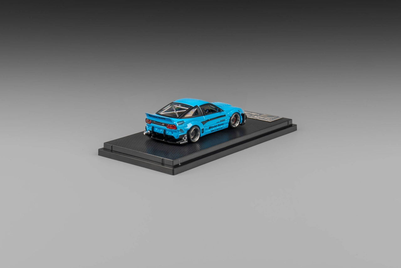 Micro Turbo 1:64 Custom Rocket Bunny Nissan 180SX - BABY BLUE