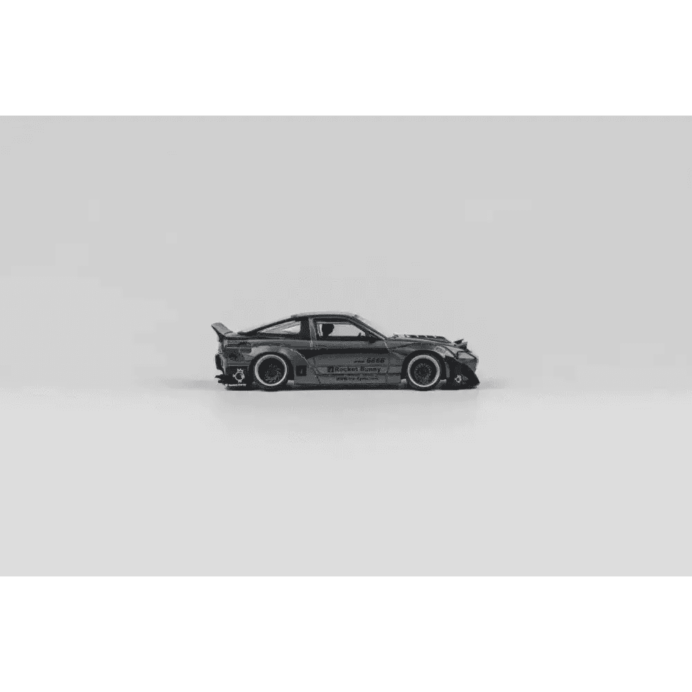 Micro Turbo 1:64 Custom Rocket Bunny Nissan 180SX - Matte Grey