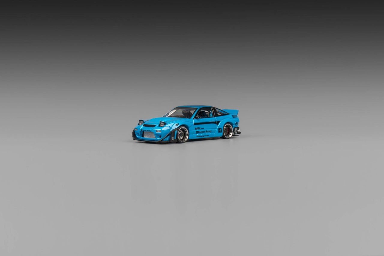 Micro Turbo 1:64 Custom Rocket Bunny Nissan 180SX - BABY BLUE