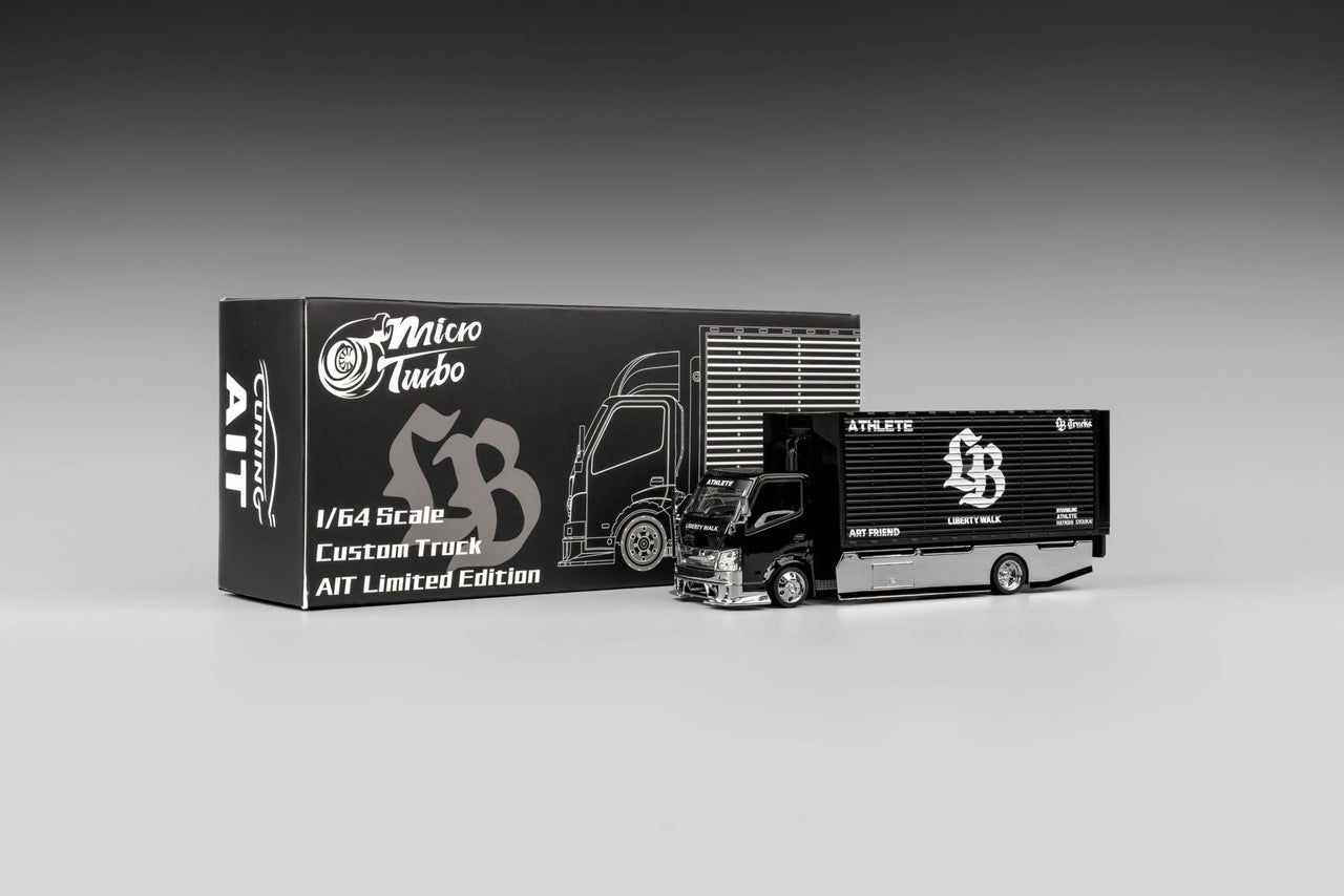 Micro Turbo 1:64 Custom Wing Truck LIBERTY WALK ALL IN TUNING EXCLUSIVE