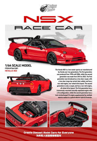 Thumbnail for Micro Turbo 1:64 NSX Race Car Classic Red