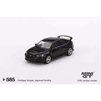 Thumbnail for Mini GT 1:64 2023 Honda Civic Type R FL5 w/ Advan GT Wheels Crystal Black Pearl MGT00585-R