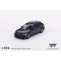 Thumbnail for Mini GT 1:64 Audi ABT RS6-R Navarra Blue Metallic MGT00574-L