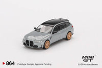 Thumbnail for Mini GT 1:64 BMW M3 Competition Touring Brooklyn Grey MGT00864-R