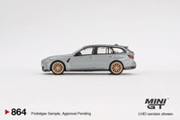 Thumbnail for Mini GT 1:64 BMW M3 Competition Touring Brooklyn Grey MGT00864-R